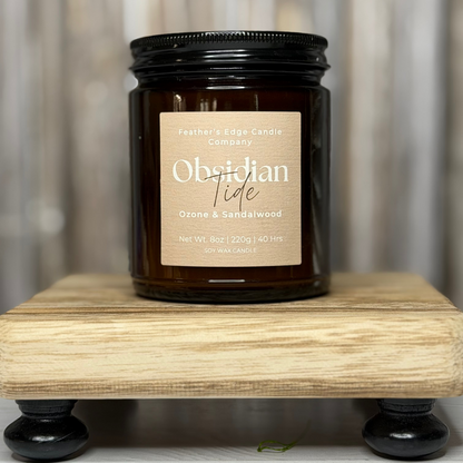 Obsidian Tide 8oz Soy Candle