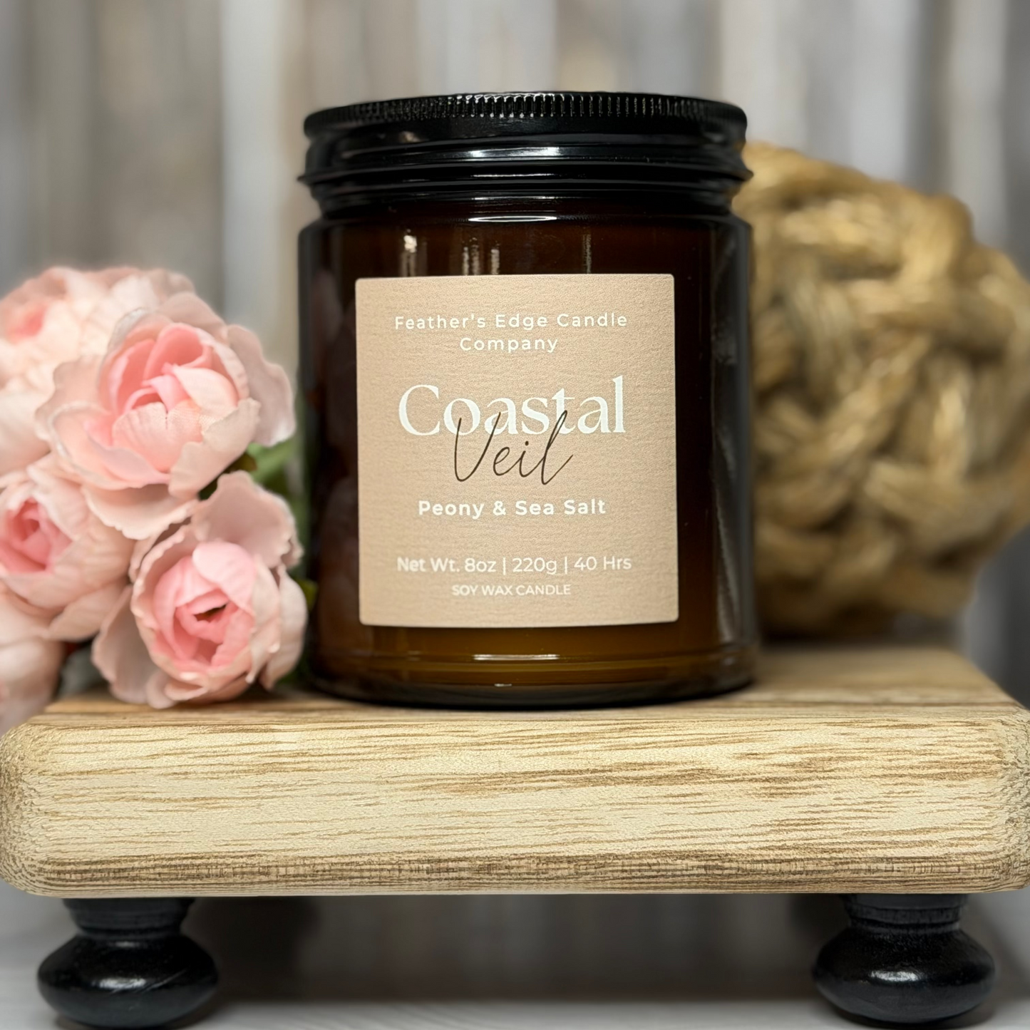 Coastal Veil 8oz Soy Candle