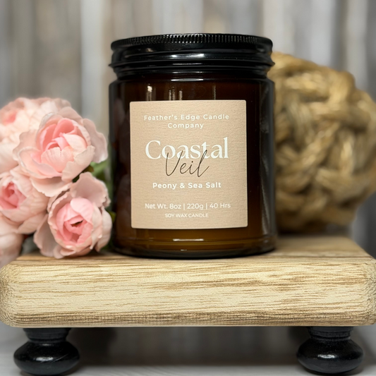 Coastal Veil 8oz Soy Candle