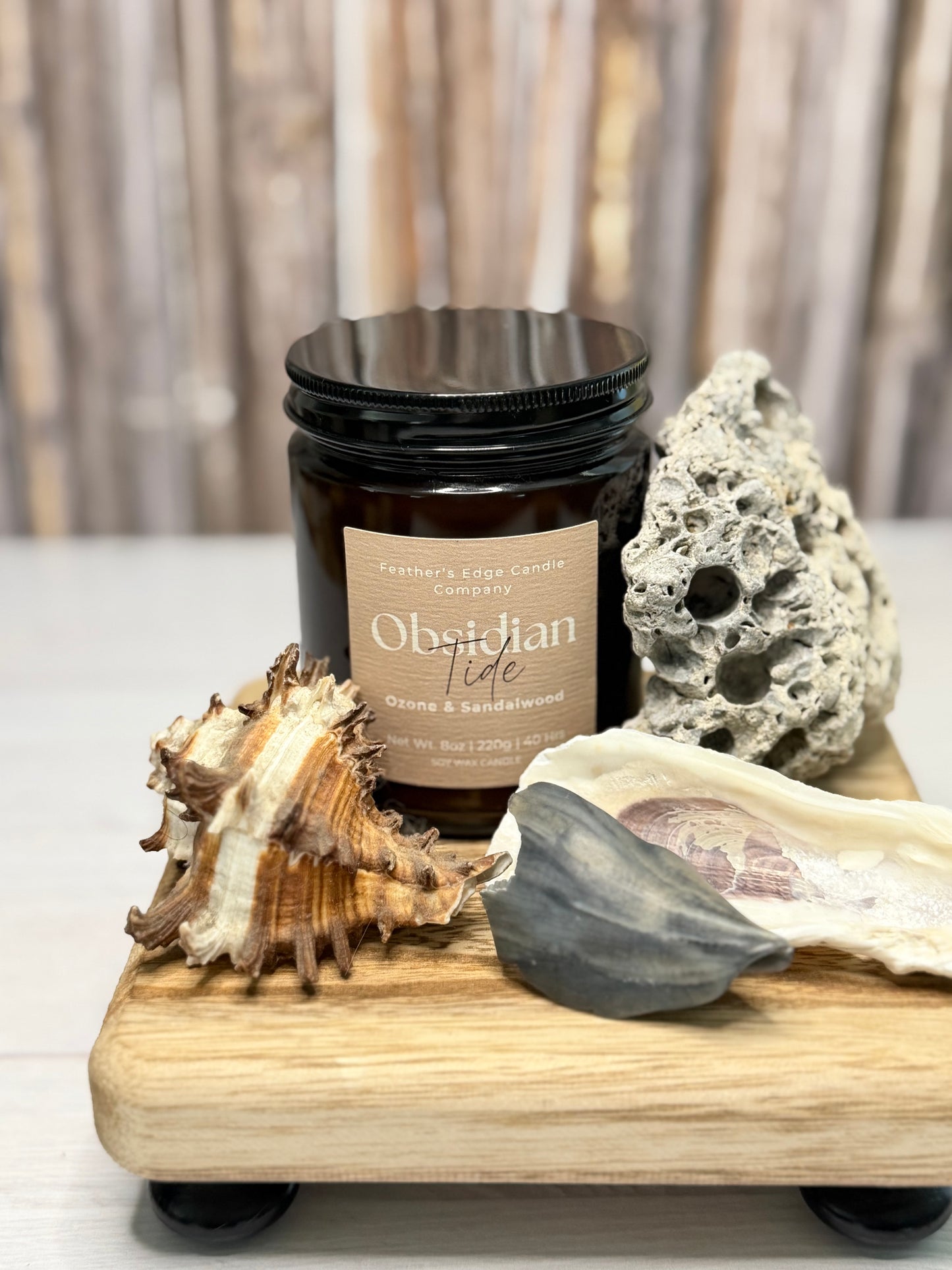 Obsidian Tide 8oz Soy Candle