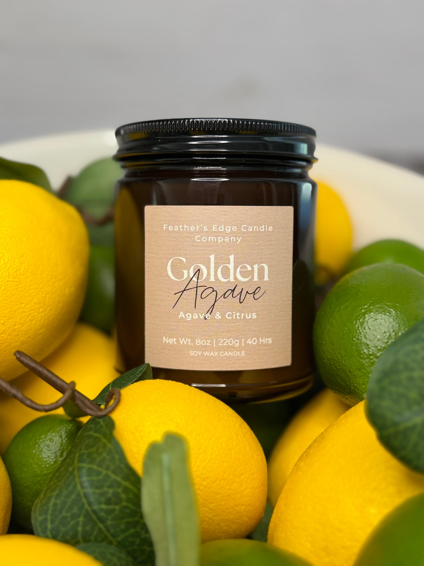 Golden Agave 8oz Soy Candle