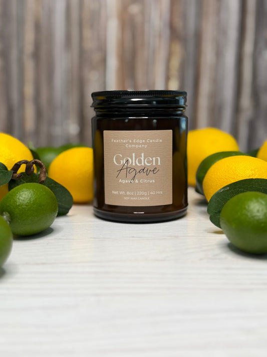 Golden Agave 8oz Soy Candle