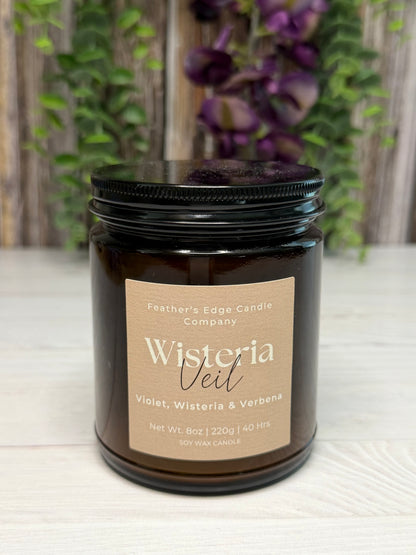 Wisteria Veil 8oz Soy Candle